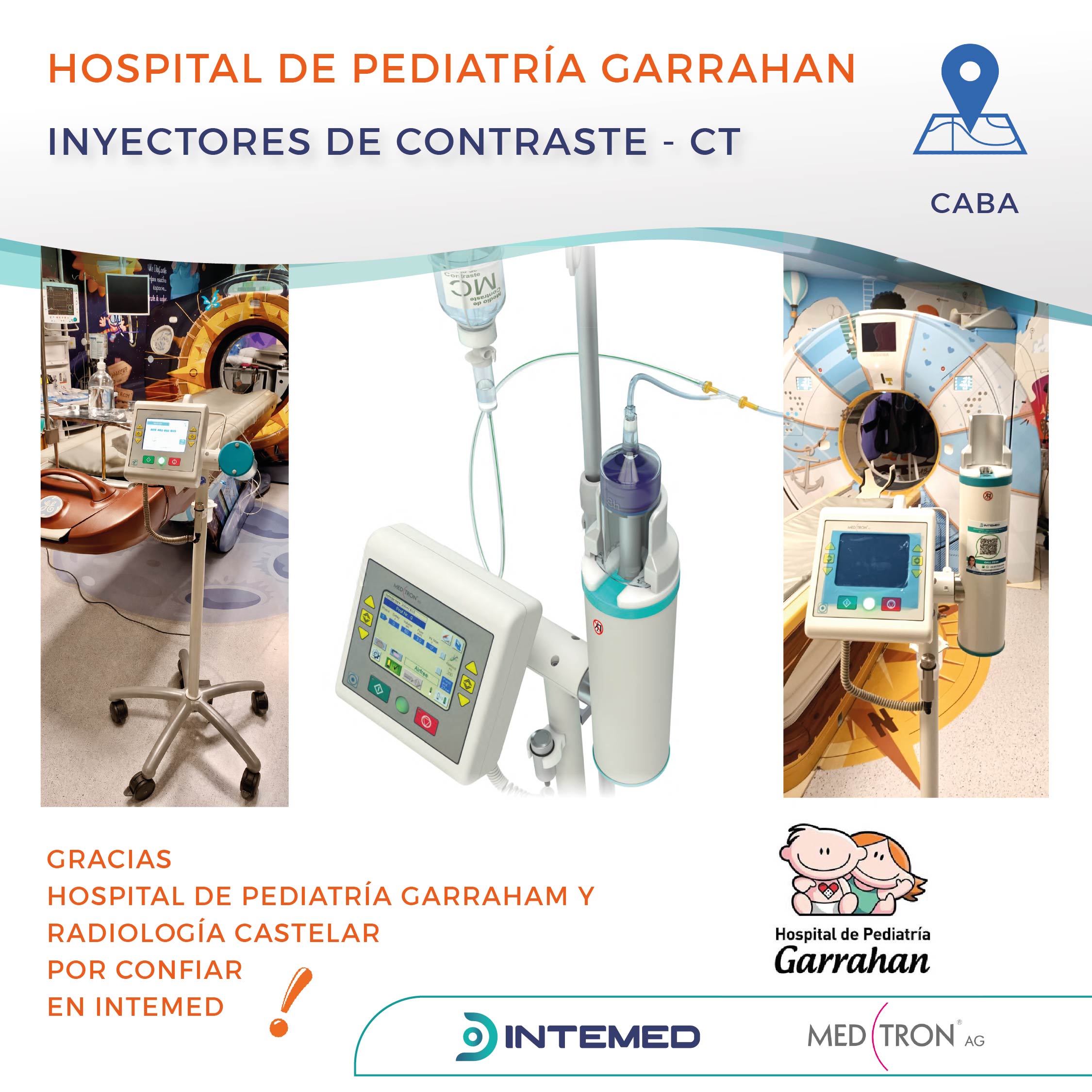 Nuevos Inyectores de contraste para CT en el Hospital de Pediatría Garrahan